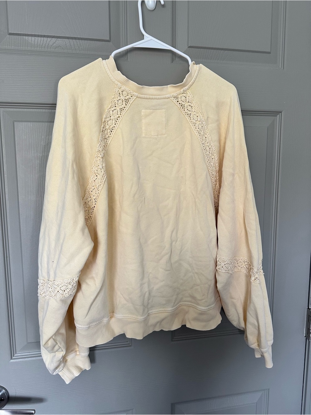 Aerie Lace-Trim Pullover Sweater - Picture 3 of 5